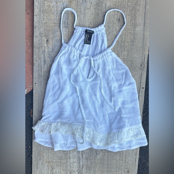 Forever 21 white small Halter Blouse - Picture 5 of 5